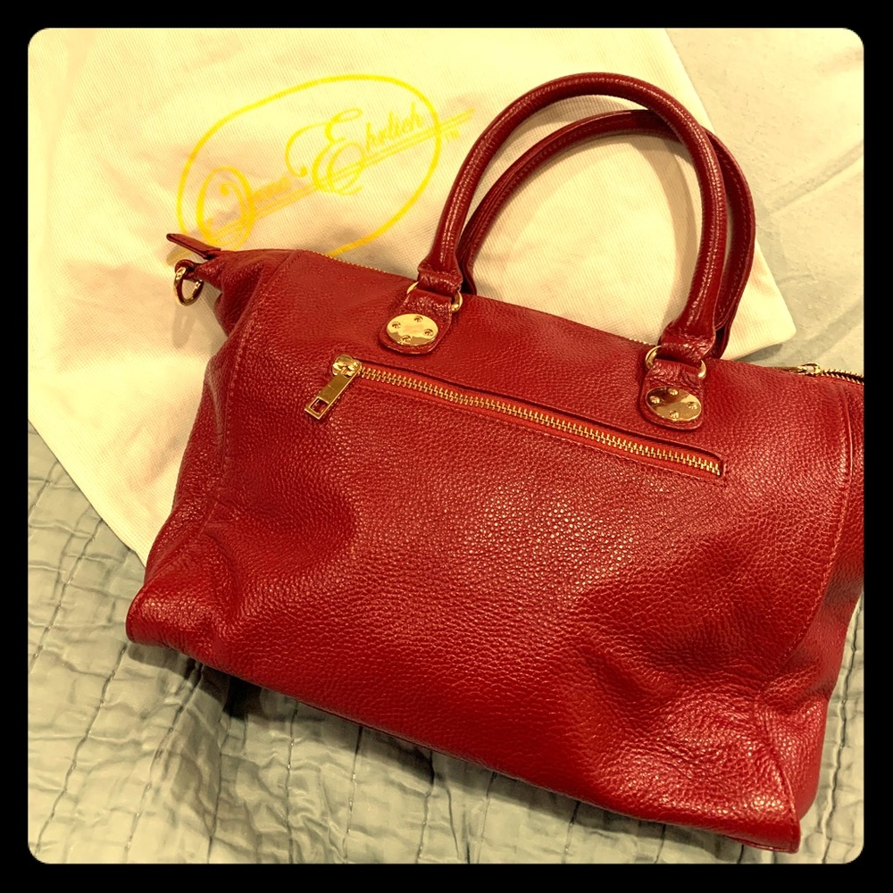 Onna Ehrlich Genuine Red Leather Bag